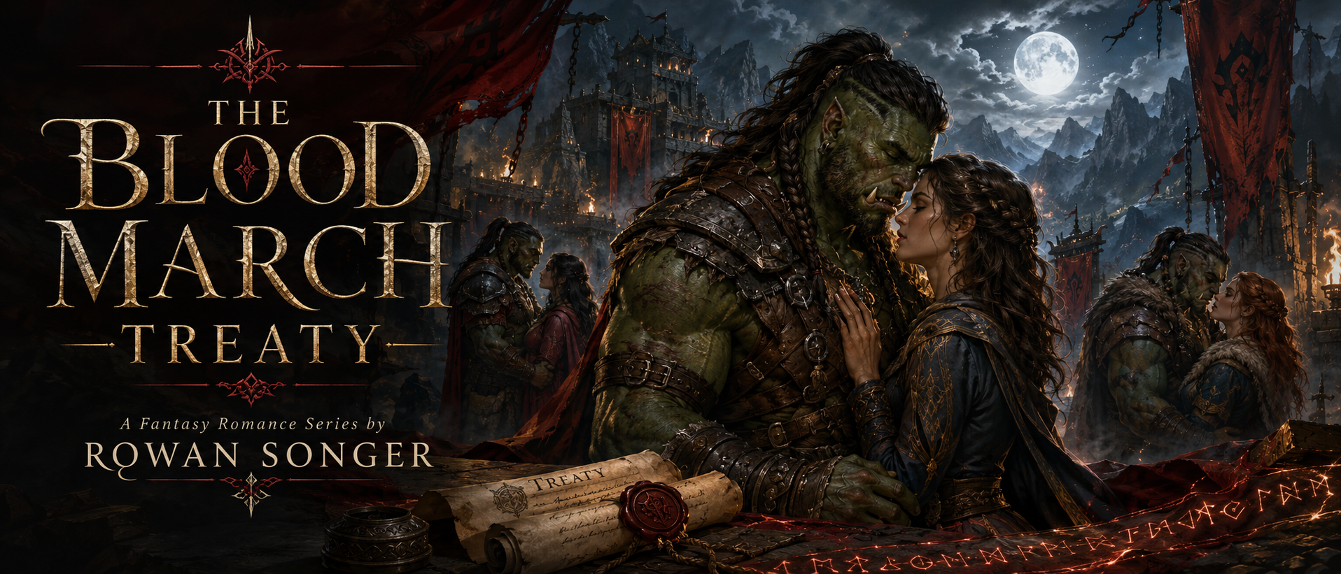 The Blood March Series by Rowan Songer
